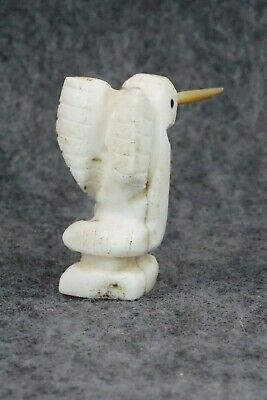 Humming Bird Zuni Fetish Carving - Justin Red Elk