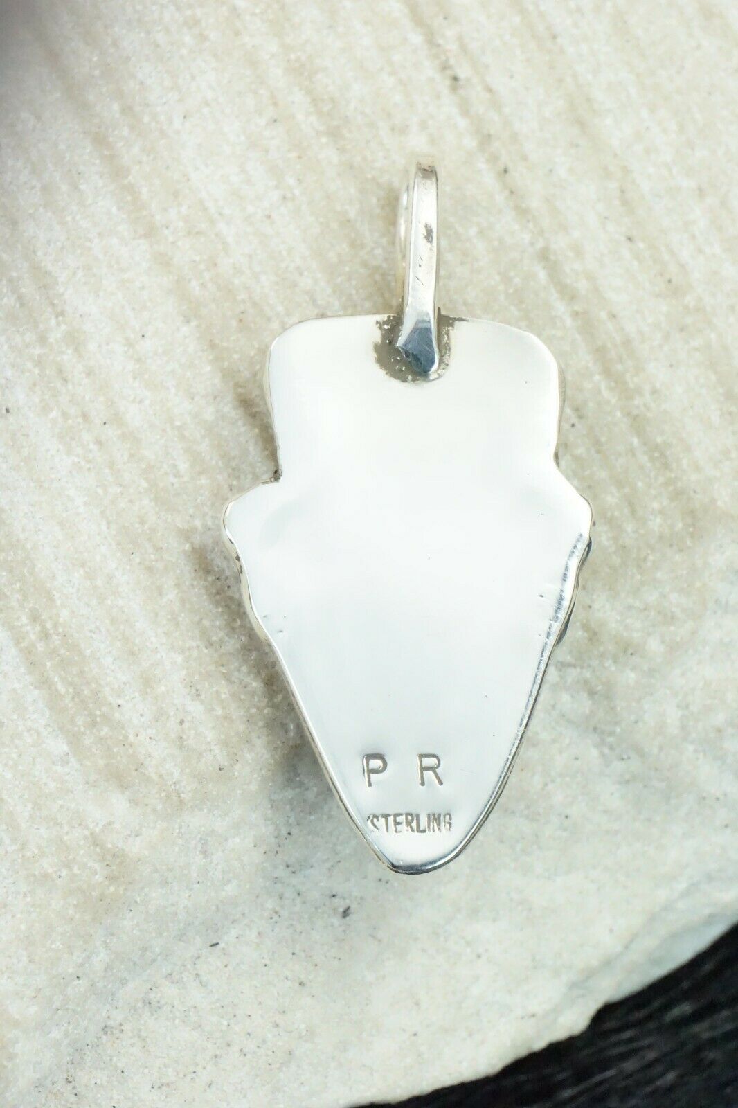 Turquoise & Sterling Silver Pendant - Priscilla Reeder