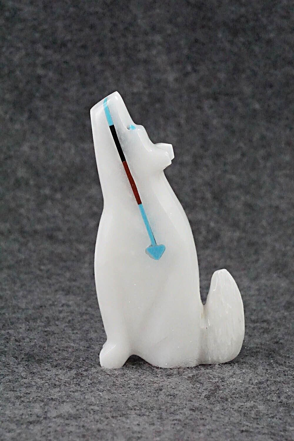 Coyote Zuni Fetish Carving - Rodney Laiwakete