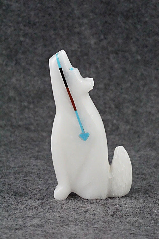 Coyote Zuni Fetish Carving - Rodney Laiwakete