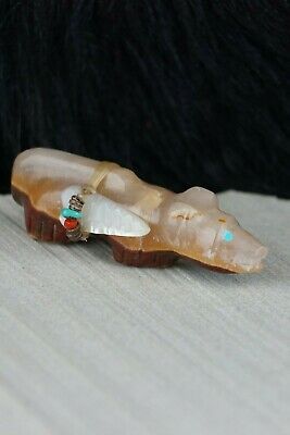 Mountain Lion Zuni Fetish Carving - Peter Gasper - High Lonesome Trading
