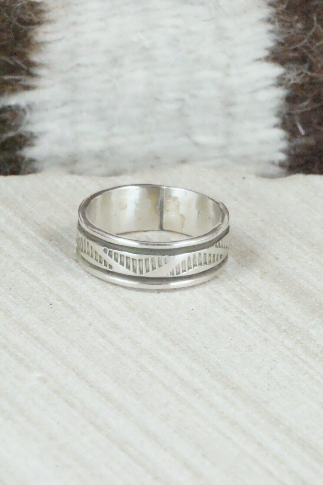 Sterling Silver Ring - Bruce Morgan - Size 8.5