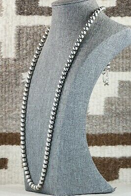 Navajo Sterling Silver Pearl Necklace - Jan Mariano