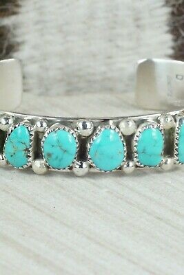 Turquoise & Sterling Silver Bracelet - Darlene Begay