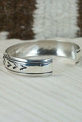 Navajo Sterling Silver Bracelet - Richard Singer
