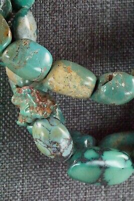 Turquoise & Sterling Silver Necklace - Navajo