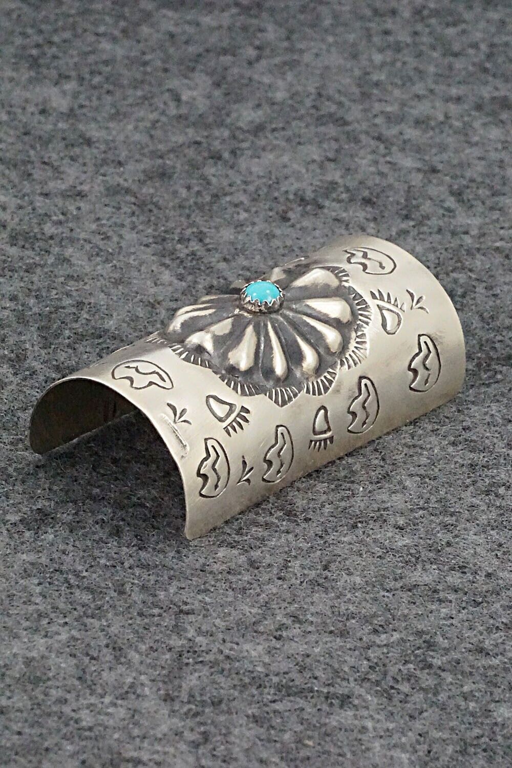 Turquoise & Sterling Silver Hair Pin - Arlene Soce