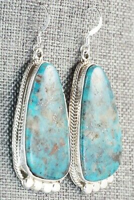 Turquoise & Sterling Silver Earrings - Sharon McCarthy