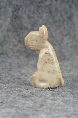 Mountain Lion Zuni Fetish Carving - Gilbert Lonjose