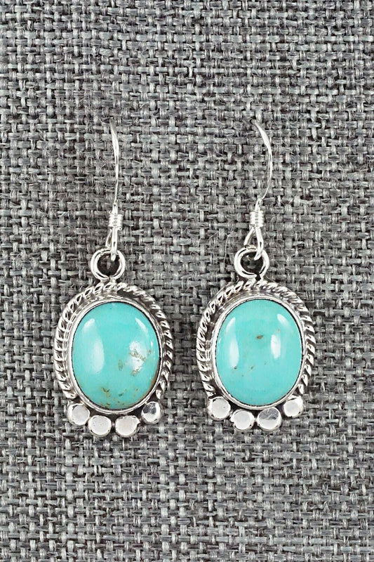 Turquoise and Sterling Silver Earrings - Sharon McCarthy