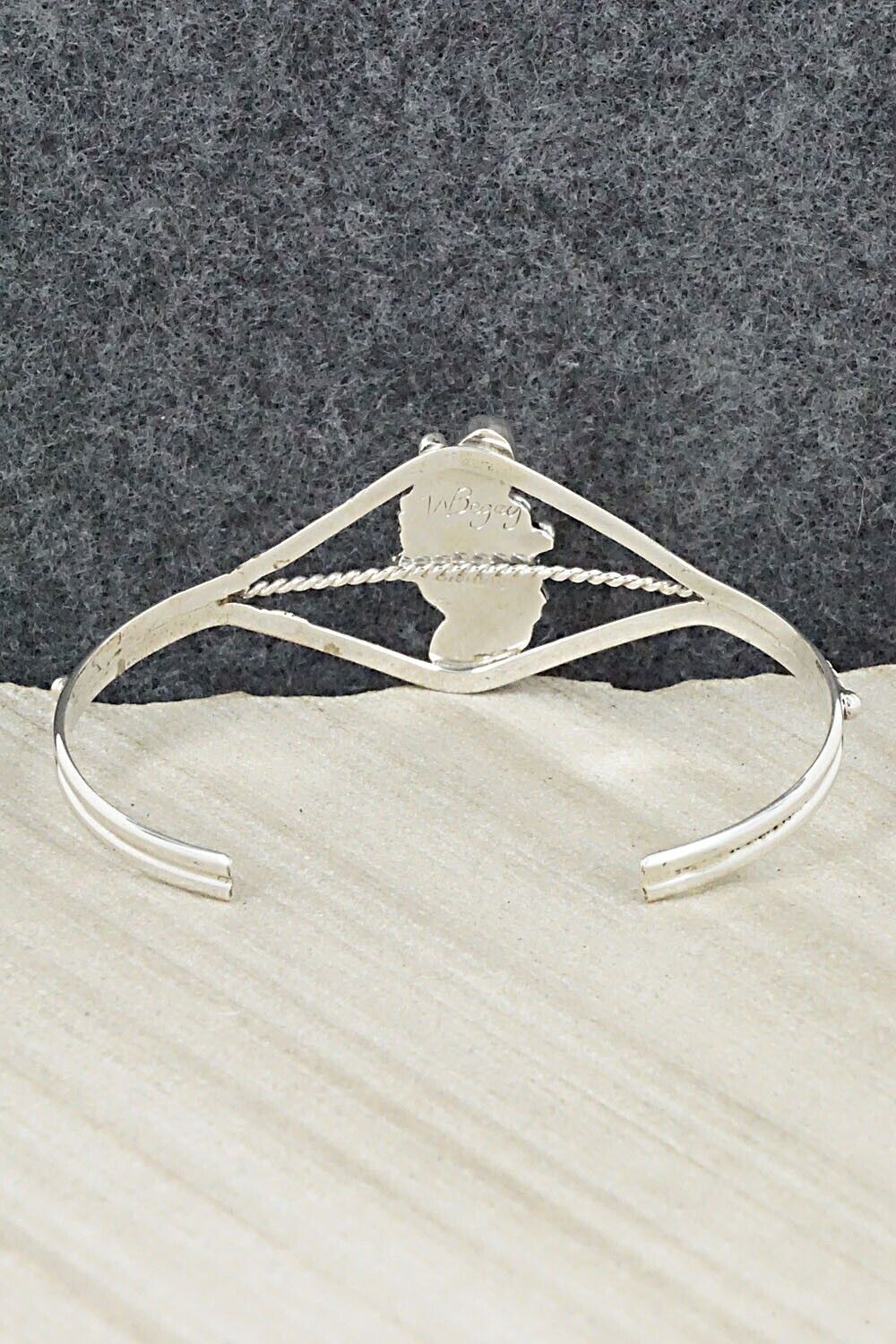 Turquoise, Coral & Sterling Silver Bracelet - William Begay