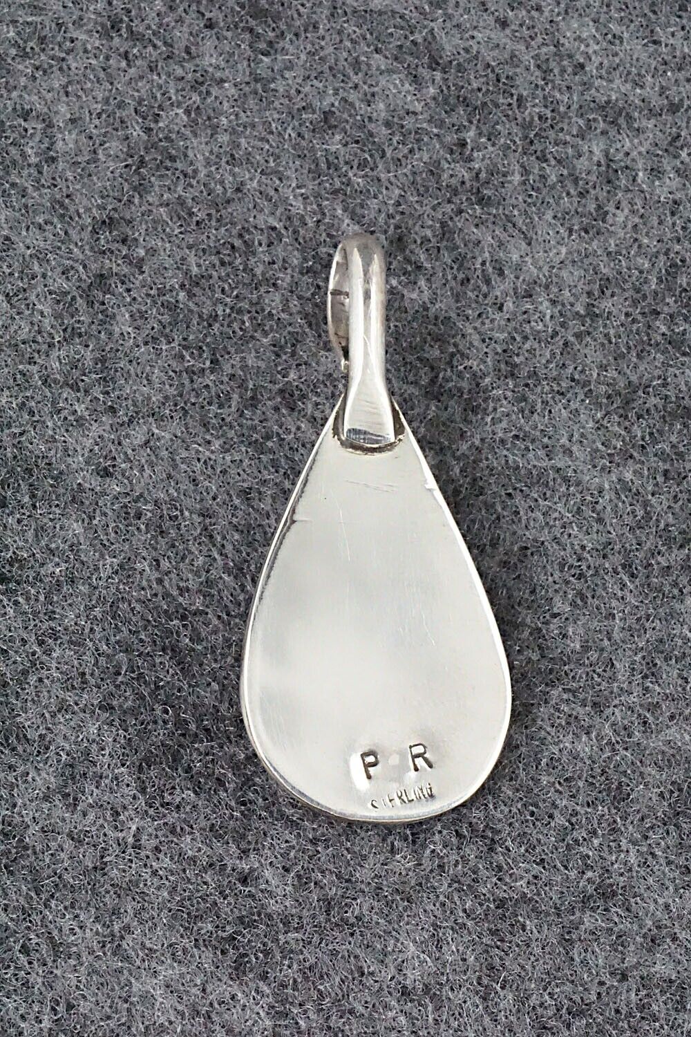 Turquoise & Sterling Silver Pendant - Priscilla Reeder