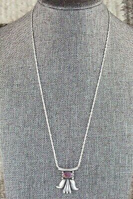 Spiny Oyster & Sterling Silver Necklace - Sharon McCarthy