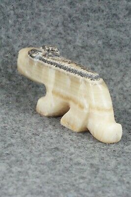 Mountain Lion Zuni Fetish Carving - Reynold Lunasee
