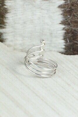 Turquoise & Sterling Silver Ring - Hazel Pabilto - Size 7