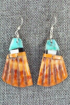 Multi Stone & Sterling Silver Earrings - Torevia Crespin