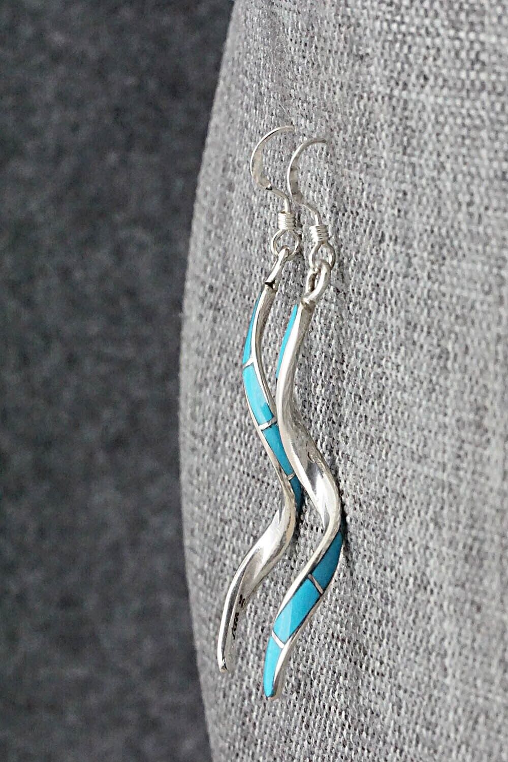 Turquoise & Sterling Silver Earrings - Ira Johnson