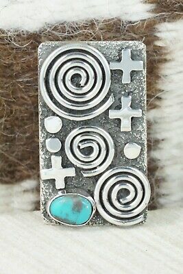 Turquoise & Sterling Silver Ring - Alex Sanchez - Size 7