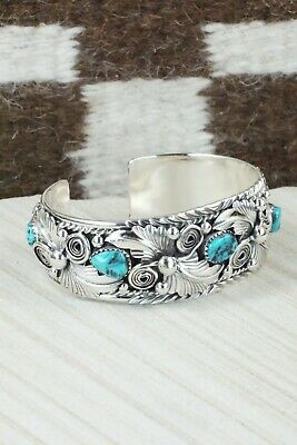 Turquoise & Sterling Silver Bracelet - Henry Attakai