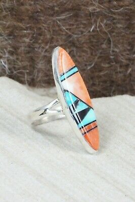 Multi Stone & Sterling Silver Ring - Grace Smith - Size 5.25