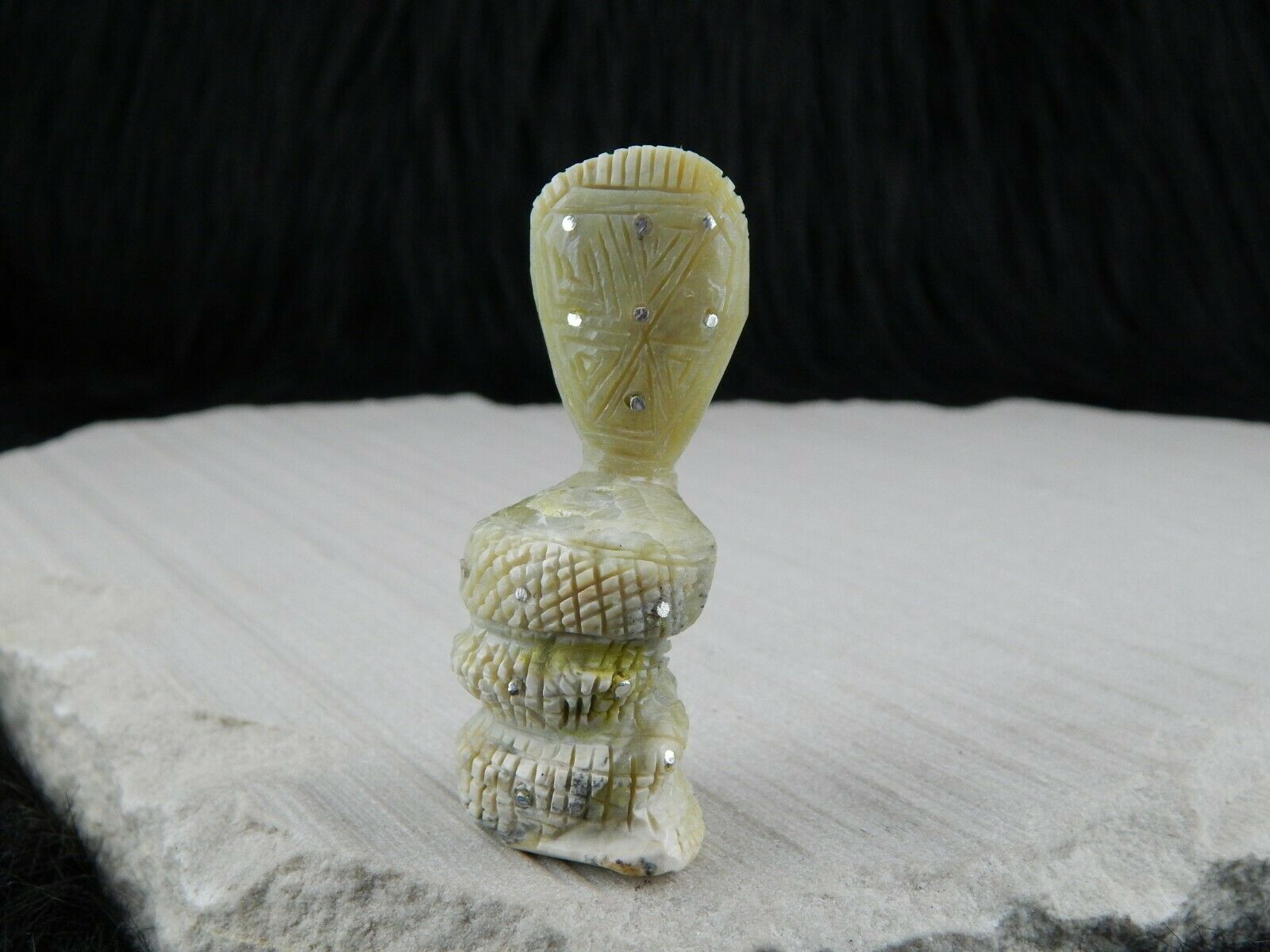 Cobra Zuni Fetish Carving - Kevin Allapowa - High Lonesome Trading