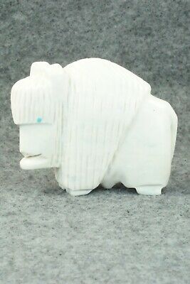 Buffalo Zuni Fetish Carving - Gilbert Lonjose