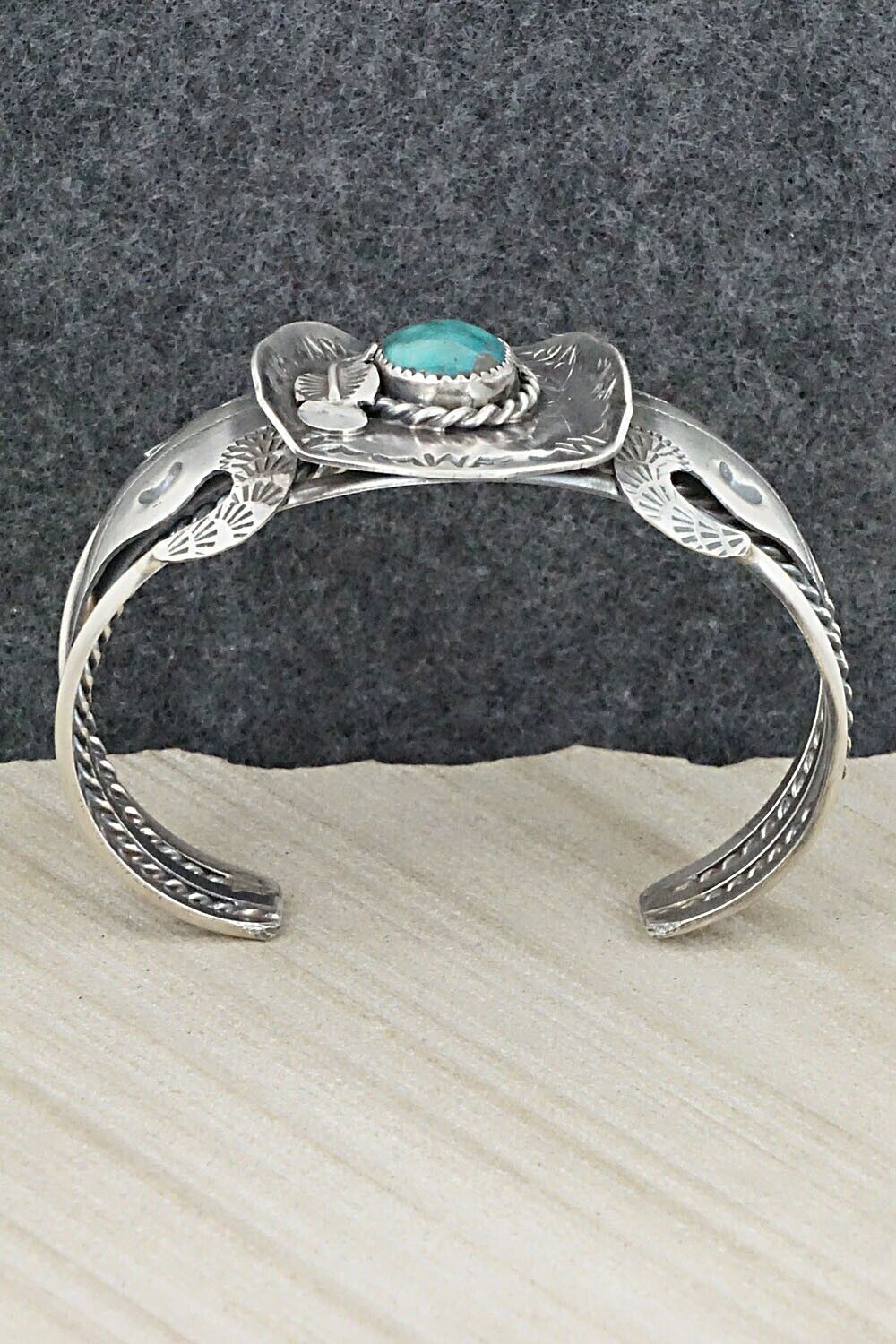 Turquoise & Sterling Silver Bracelet - Tim Yazzie