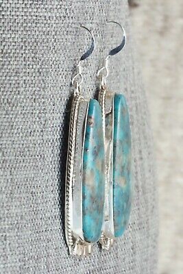 Turquoise & Sterling Silver Earrings - Sharon McCarthy
