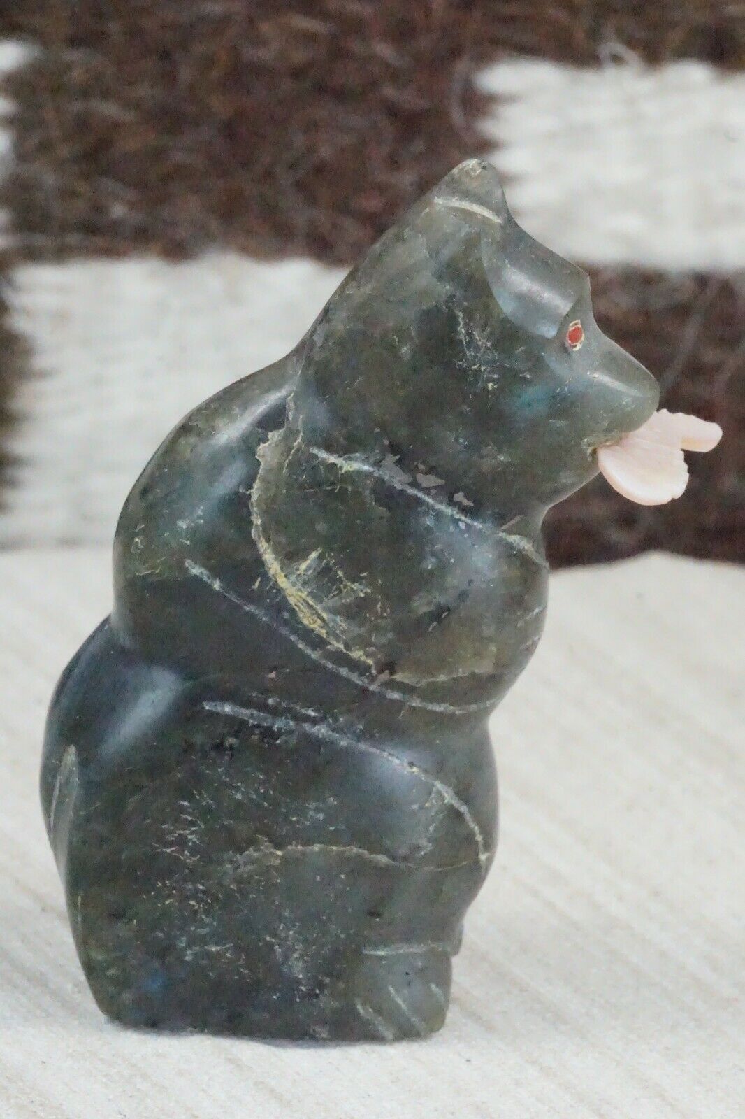 Bear Zuni Fetish Carving - Leland Boone