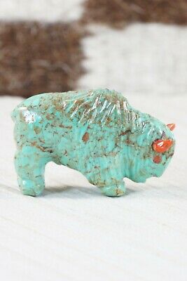 Buffalo Zuni Fetish Carving - Andres Quandelacy