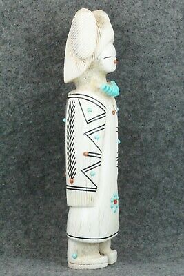 Corn Maiden Zuni Fetish Carving - Claudia Peina