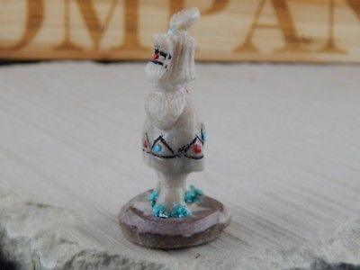 Ola Maiden Zuni Fetish Carving - Narren Bowannie - High Lonesome Trading