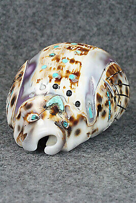 Owl Zuni Fetish Carving - Donovan Laiwakete