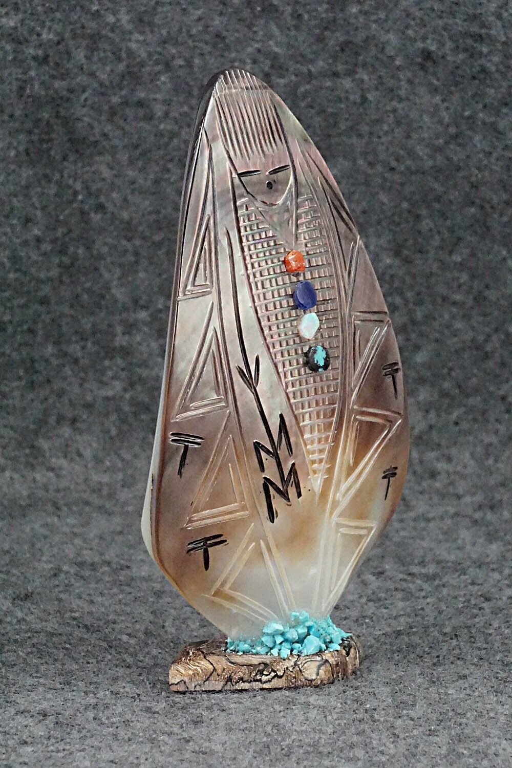 Corn Maiden Zuni Fetish Carving - Gloria Chattin