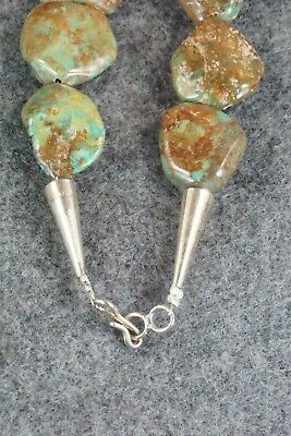Turquoise & Sterling Silver Necklace - Louise Joe