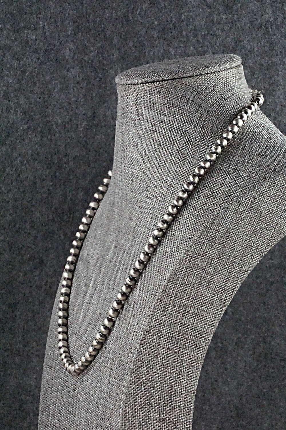 Sterling Silver Navajo Pearl Necklace - Jan Mariano