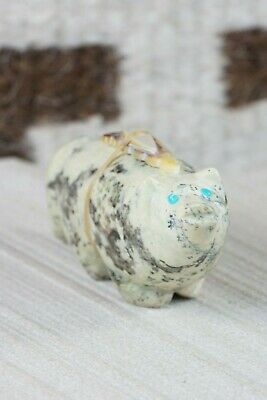 Wolf Zuni Fetish Carving - Delvin Leekya - High Lonesome Trading