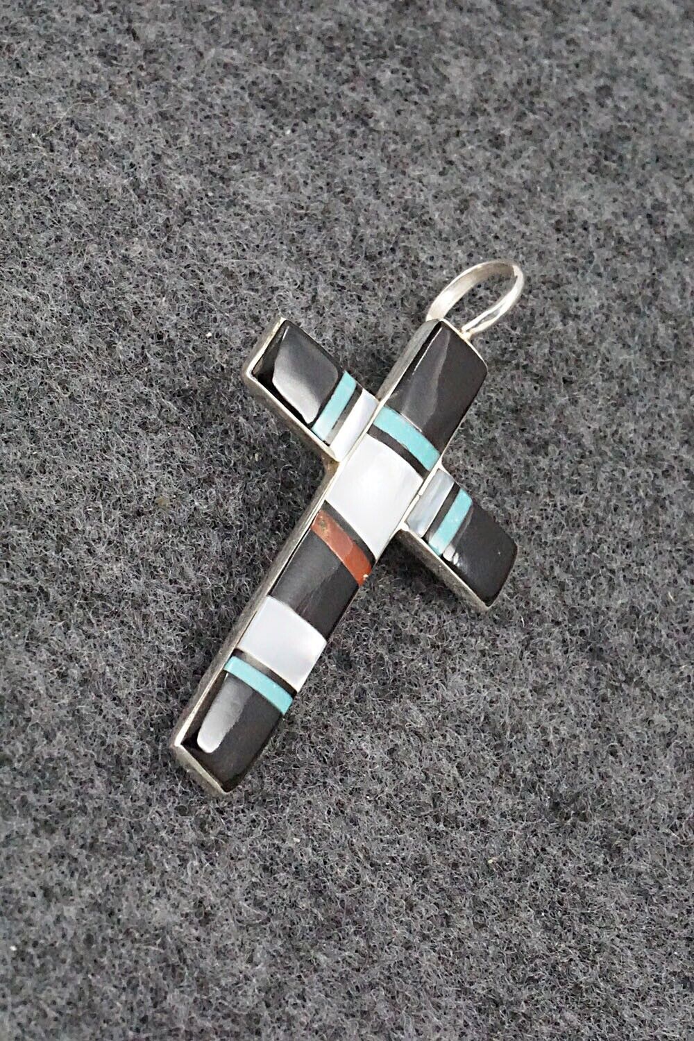 Multi Stone & Sterling Silver Pendant - Bobby Sanchez