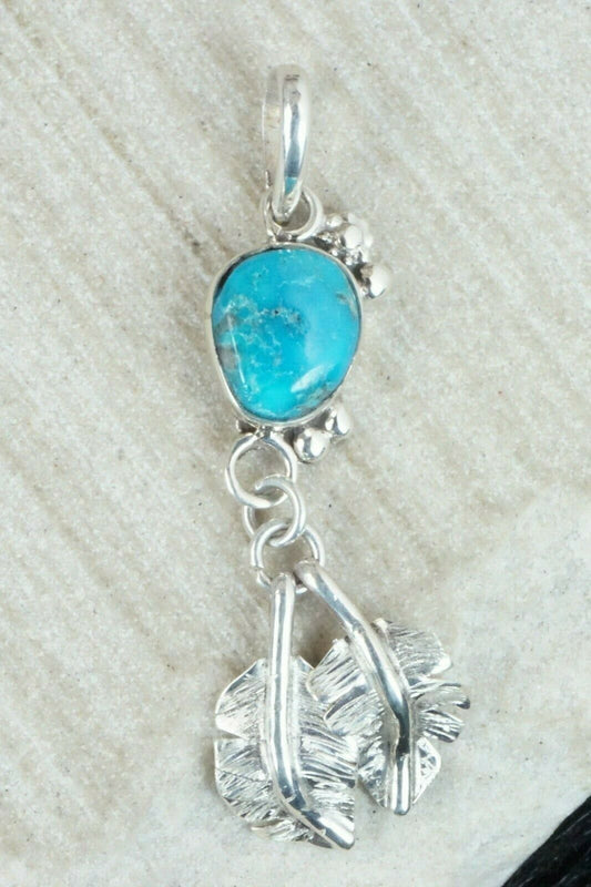 Turquoise & Sterling Silver Pendant - Tammy Deysee