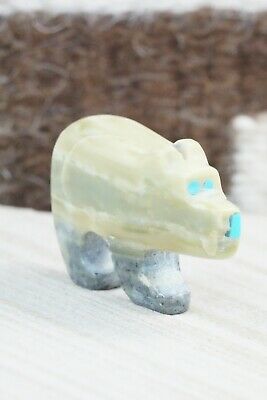 Bear Zuni Fetish Carving - Bernard Laiwakete