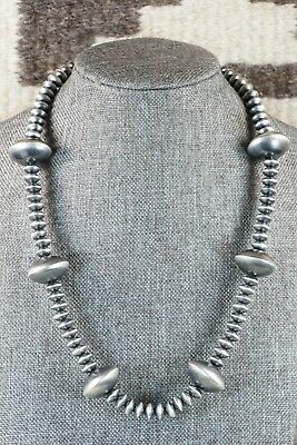 Navajo Sterling Silver Pearl Necklace - Tonisha Haley
