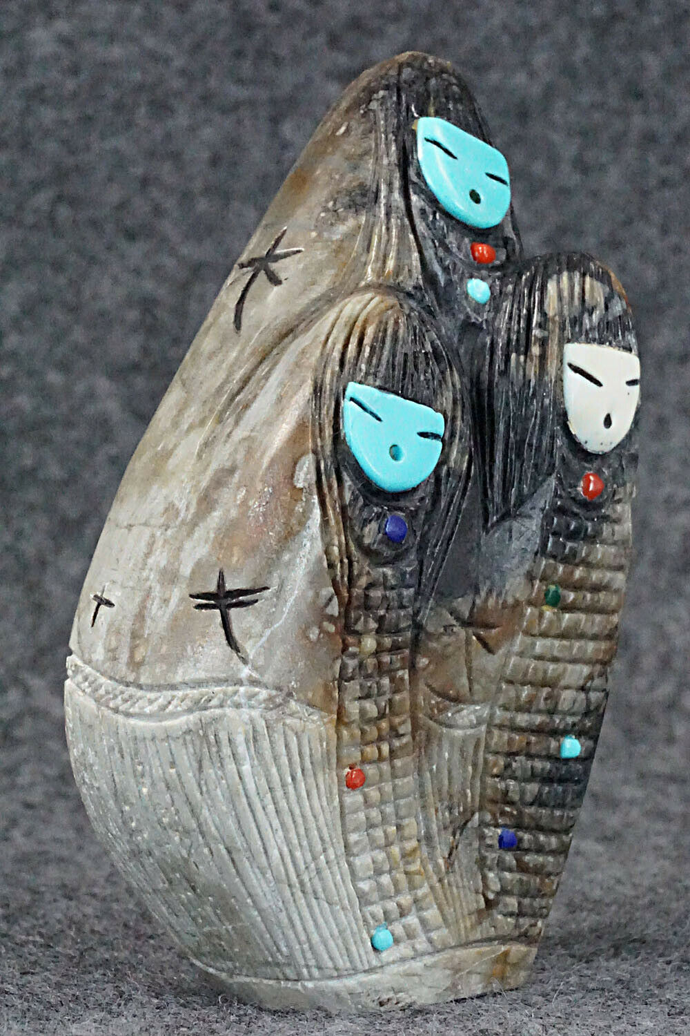 Corn Maiden Zuni Fetish Carving - Sandra Quandelacy