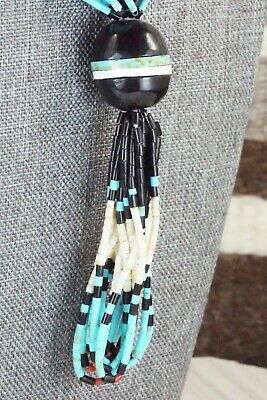 Turquoise, Coral and Shell Necklace - Frank Ortiz