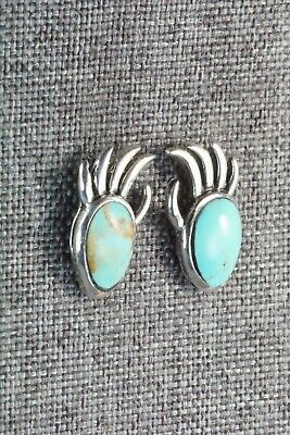 Turquoise & Sterling Silver Earrings - Loretta Smith