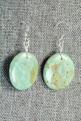 Turquoise & Sterling Silver Earrings - Joe Garcia