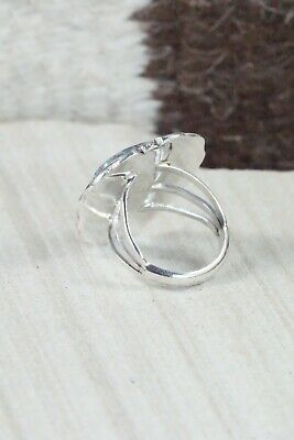 Turquoise & Sterling Silver Ring - Samuel Yellowhair - Size 6.5
