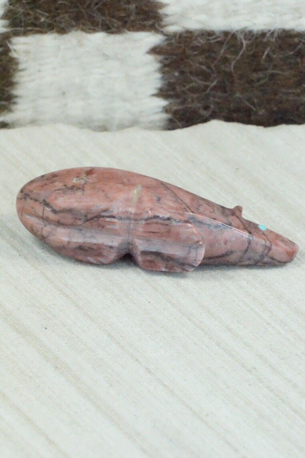 Bear Zuni Fetish Carving - Ronnie Lunasee