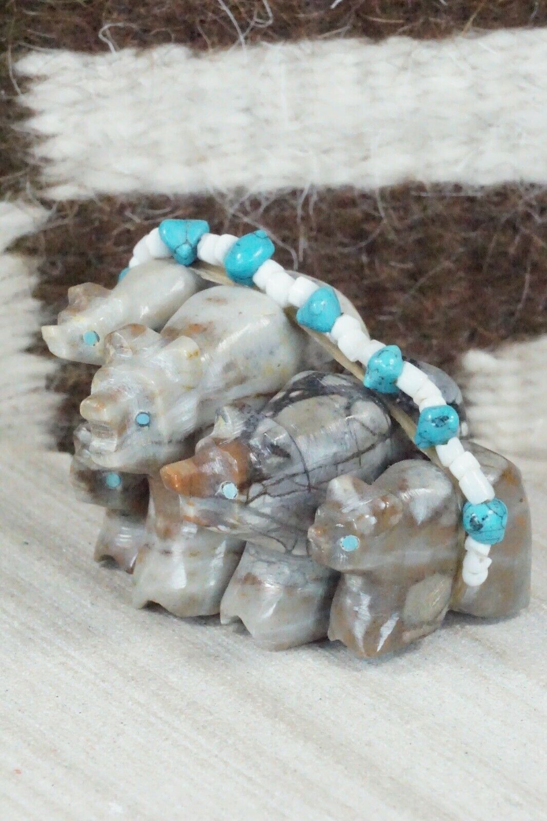 Bear Zuni Fetish Carving - Tim Lementino