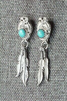 Turquoise & Sterling Silver Earrings - Sharon McCarthy
