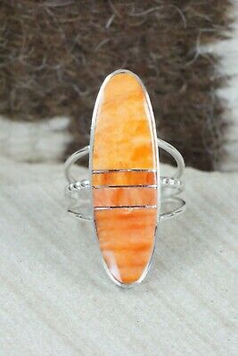 Spiny Oyster & Sterling Silver Ring - Harold Smith - Size 5.75
